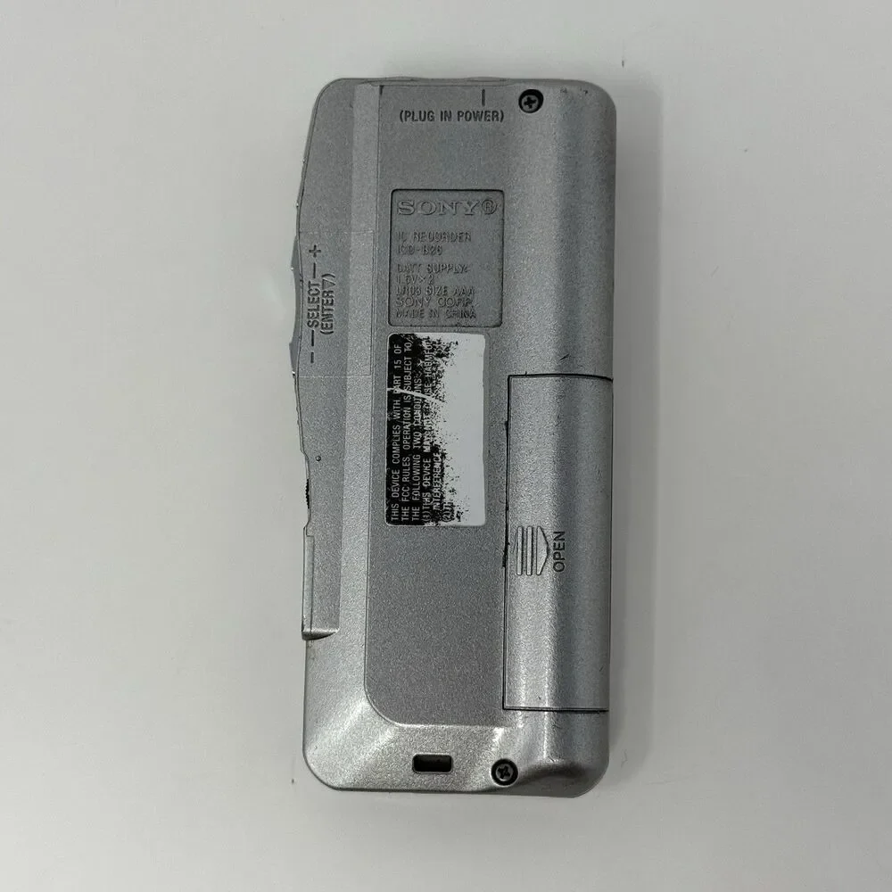 Sony ICD B26 Digital Handheld Voice Recorder Tested